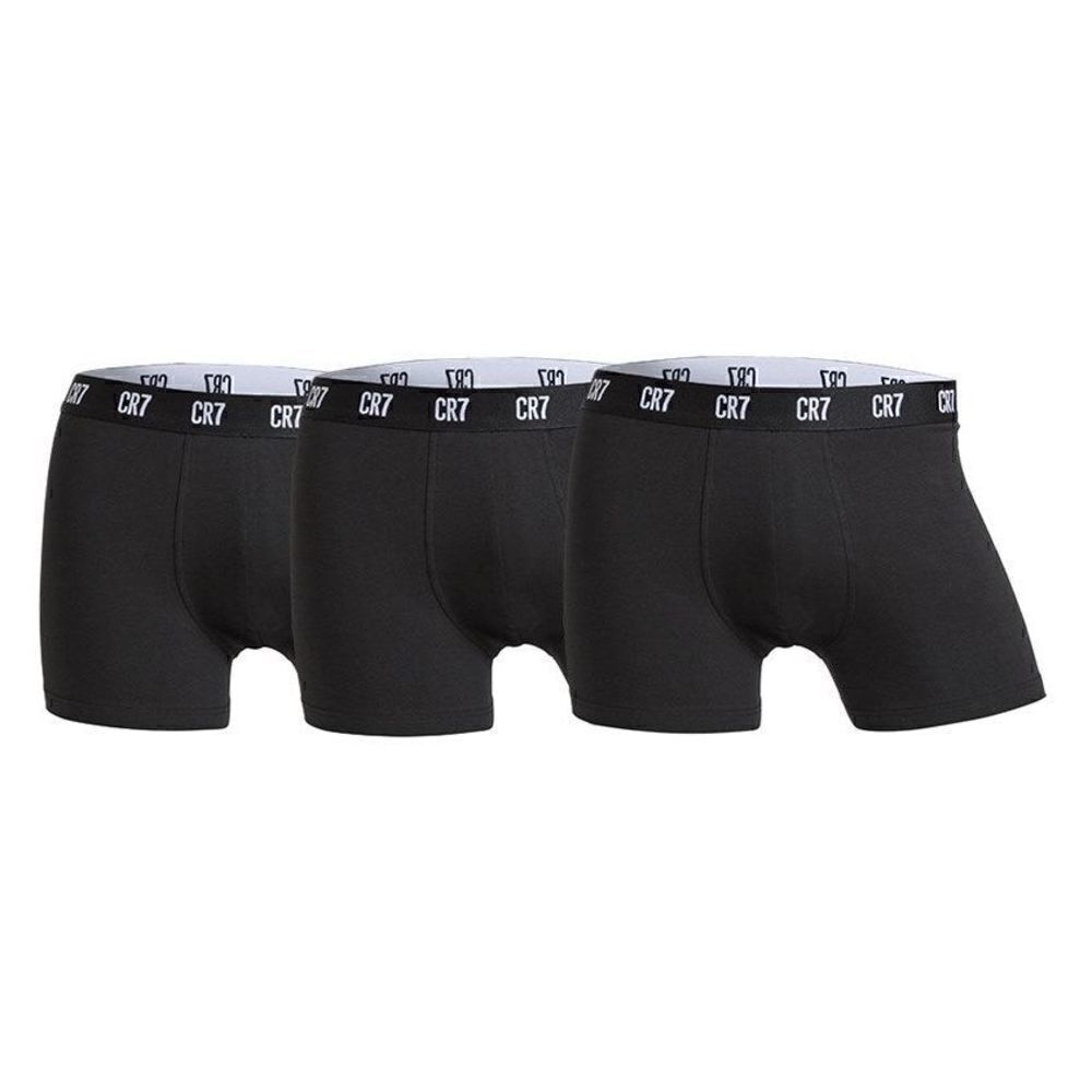 Cristiano Ronaldo CR7 3-Pack Black Boxer Briefs Men’s Underwear Size X-Large